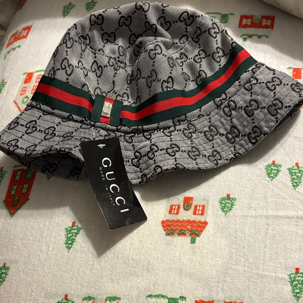 Gucci Gray Bucket Hat